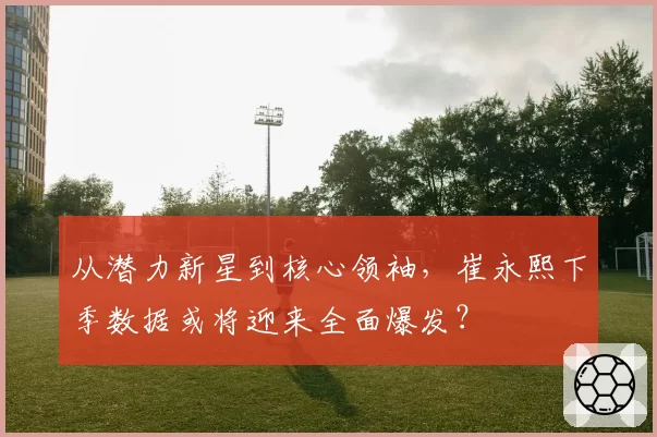 从潜力新星到核心领袖，崔永熙下季数据或将迎来全面爆发？